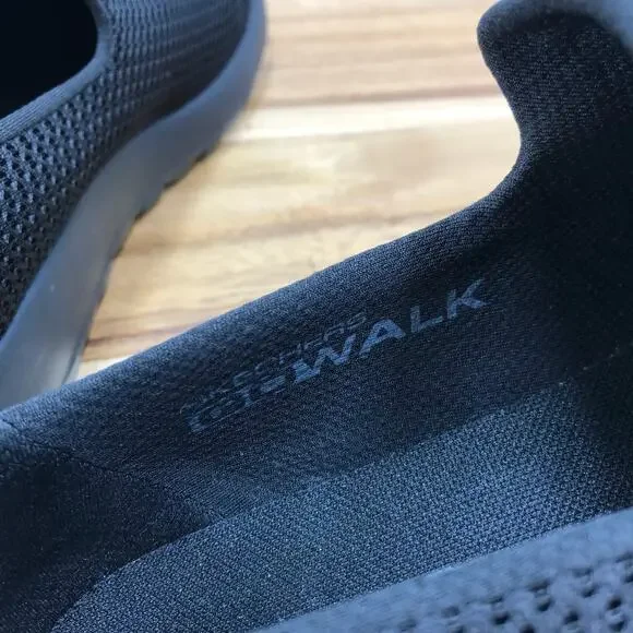 Skechers Go Walk Max Walking Shoes Mens 8.5 Narrow‎ Black Mesh Slip On Low Top - Picture 6 of 9